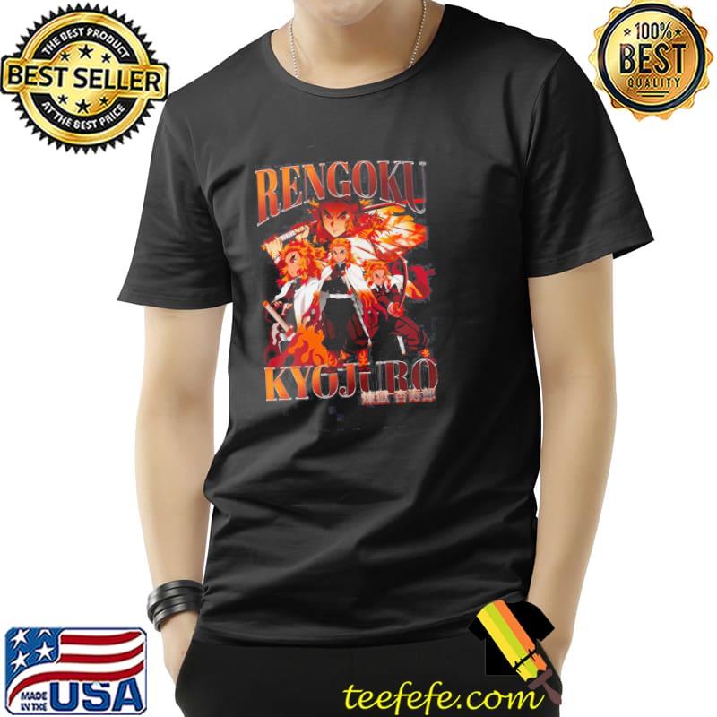 Rengoku kyojuro demon slayer 90s graphic bootleg Unisex Rengoku kyojuro demon slayer 90s graphic bootleg Unisex