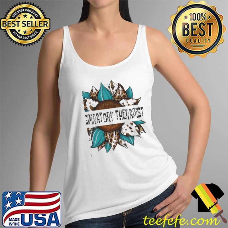 Respiratory therapist leopard sunflower Tank Top Respiratory therapist leopard sunflower Tank Top