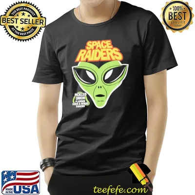 Retro space raiders pickled onion shirt