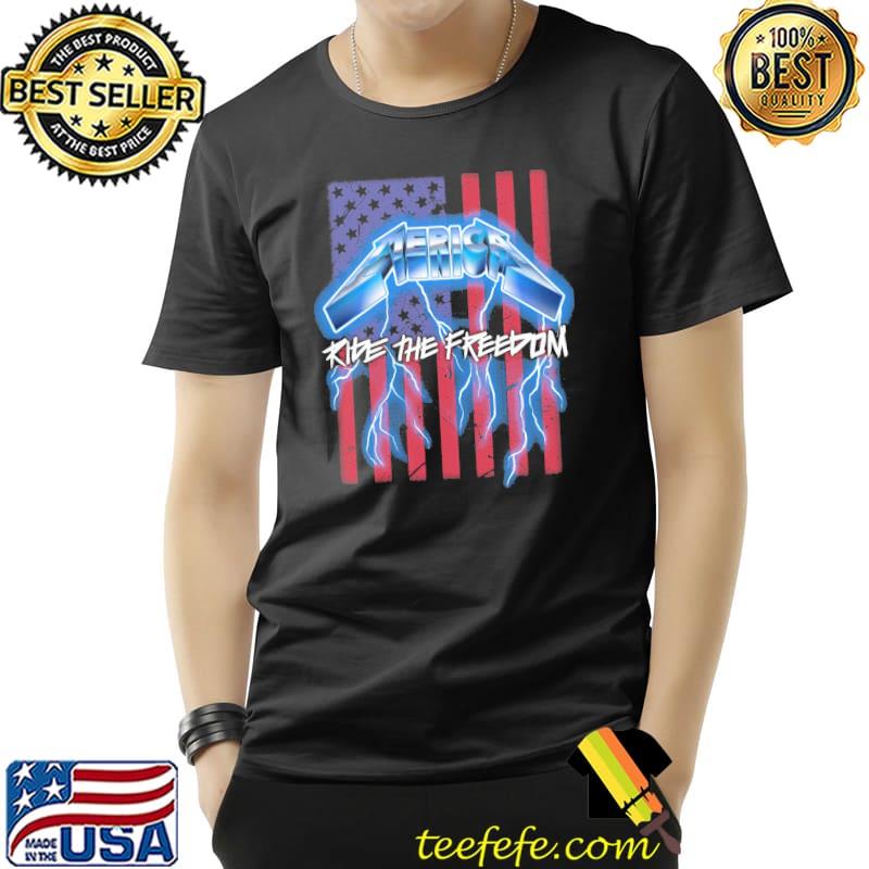 Ride the freedom america flag shirt