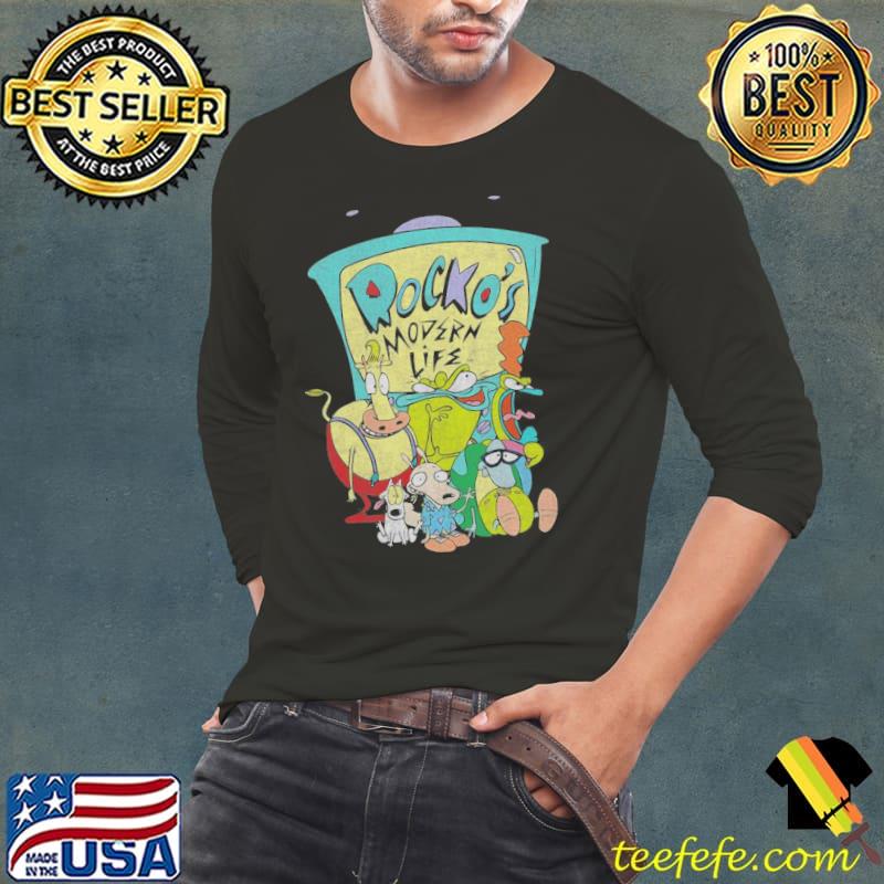 Rockos modern life TV cast vintage Long Sleeve Tee Rockos modern life TV cast vintage Long Sleeve Tee
