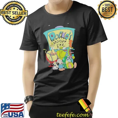Rockos modern life TV cast vintage shirt