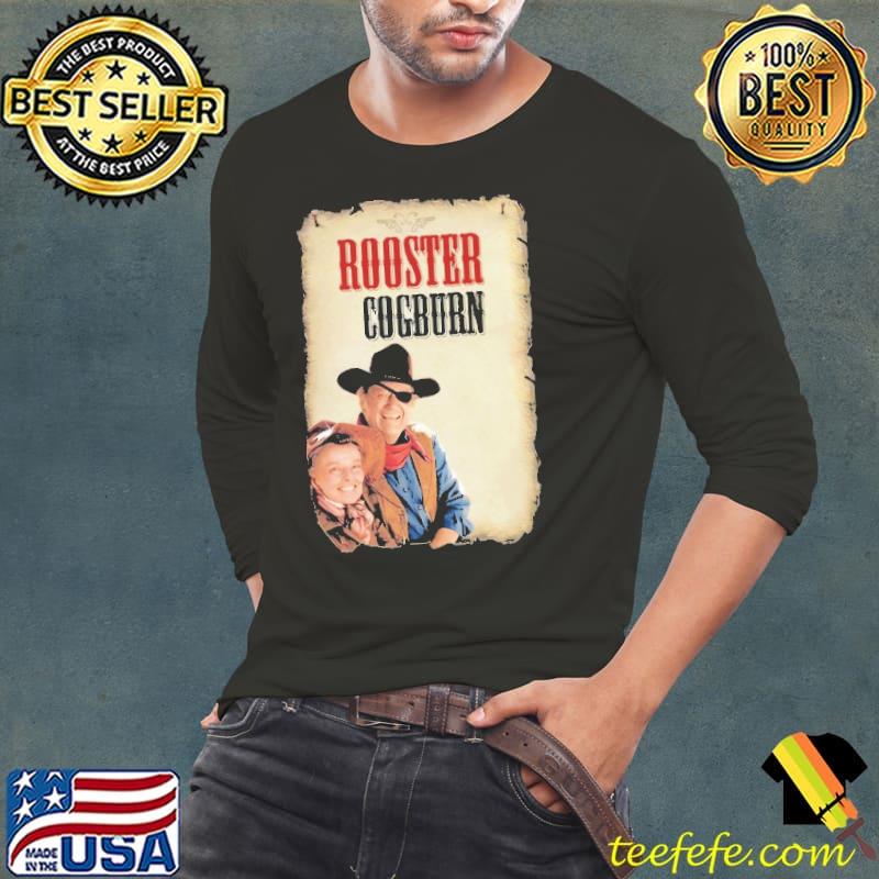 Rooster Cogburn (1975) John Wayne Long Sleeve Tee Rooster Cogburn (1975) John Wayne Long Sleeve Tee