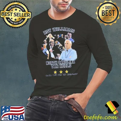 Roy williams north carolina tar heels thank you for the memories shirt