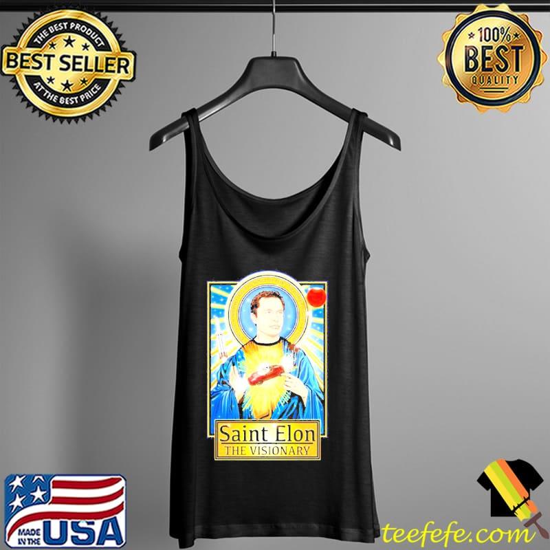 Saint Elon Musk the Visionary Tank Top Saint Elon Musk the Visionary Tank Top