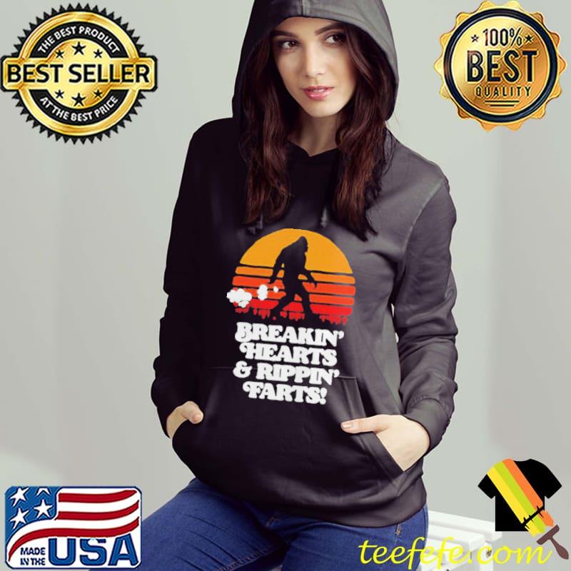 Sasquatch breaking hearts and ripping farts bigfoot sun Hoodie Sasquatch breaking hearts and ripping farts bigfoot sun Hoodie