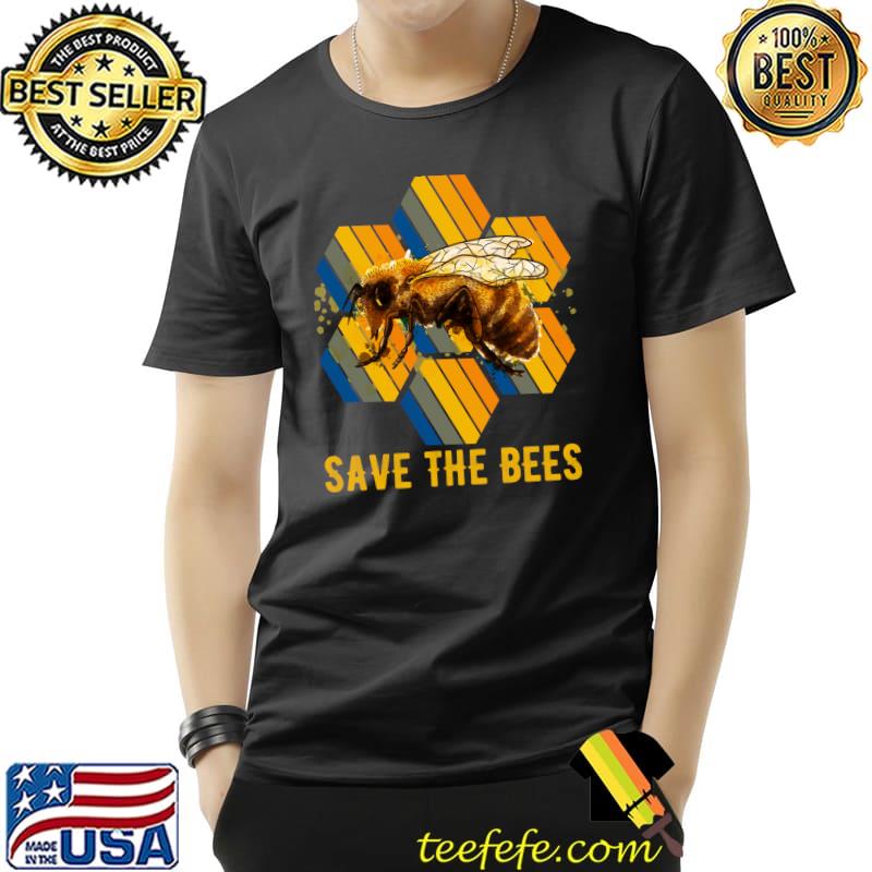Save The Bees Flying Insect Large Group Bee T-Shirt Save The Bees Flying Insect Large Group Bee T-Shirt