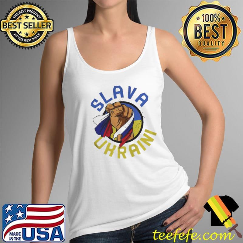 Slava ukrainI Ukraine peace freedom Tank Top Slava ukrainI Ukraine peace freedom Tank Top