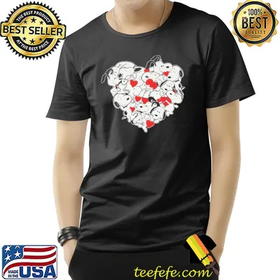 Snoopies heart love shirt