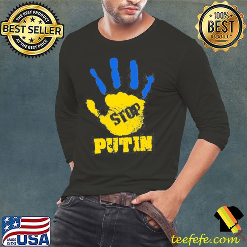 Stop putin Ukraine I stand with Ukraine ukrainian flag shirt Stop putin Ukraine I stand with Ukraine ukrainian flag shirt
