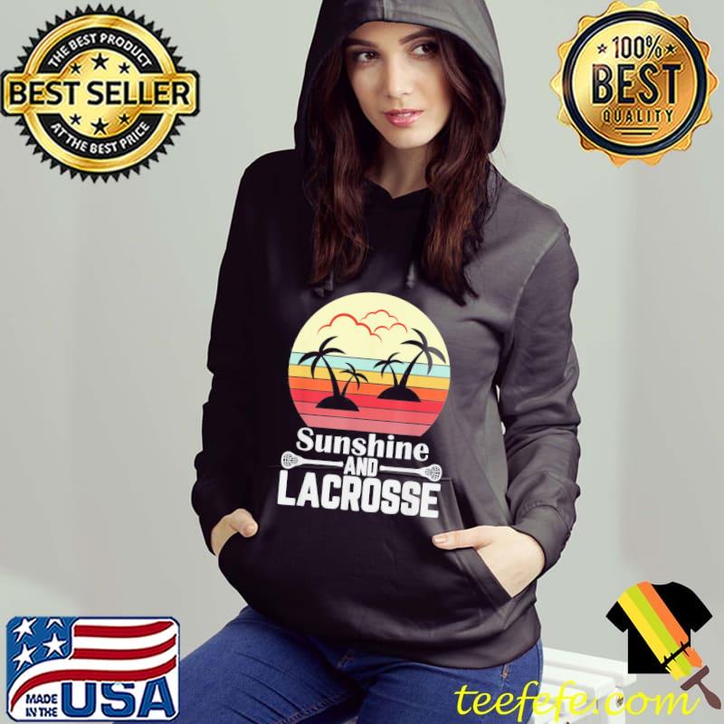 Sunshine and Lacrosse Vintage Retro Lacrosse Stick Sun T-Shirt Hoodie Sunshine and Lacrosse Vintage Retro Lacrosse Stick Sun T-Shirt Hoodie