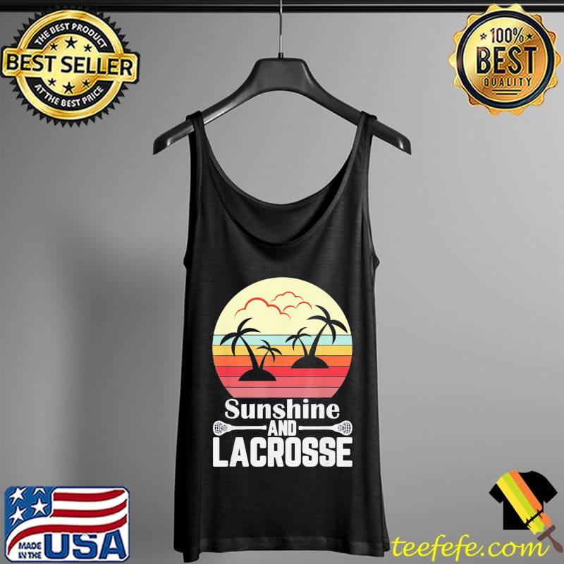 Sunshine and Lacrosse Vintage Retro Lacrosse Stick Sun T-Shirt Tank Top Sunshine and Lacrosse Vintage Retro Lacrosse Stick Sun T-Shirt Tank Top