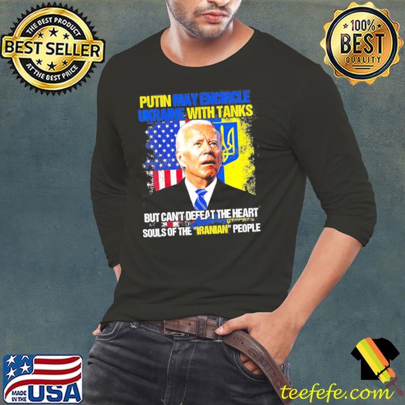 Support Ukraine antI Biden America ukrainian flag Ukraine shirt