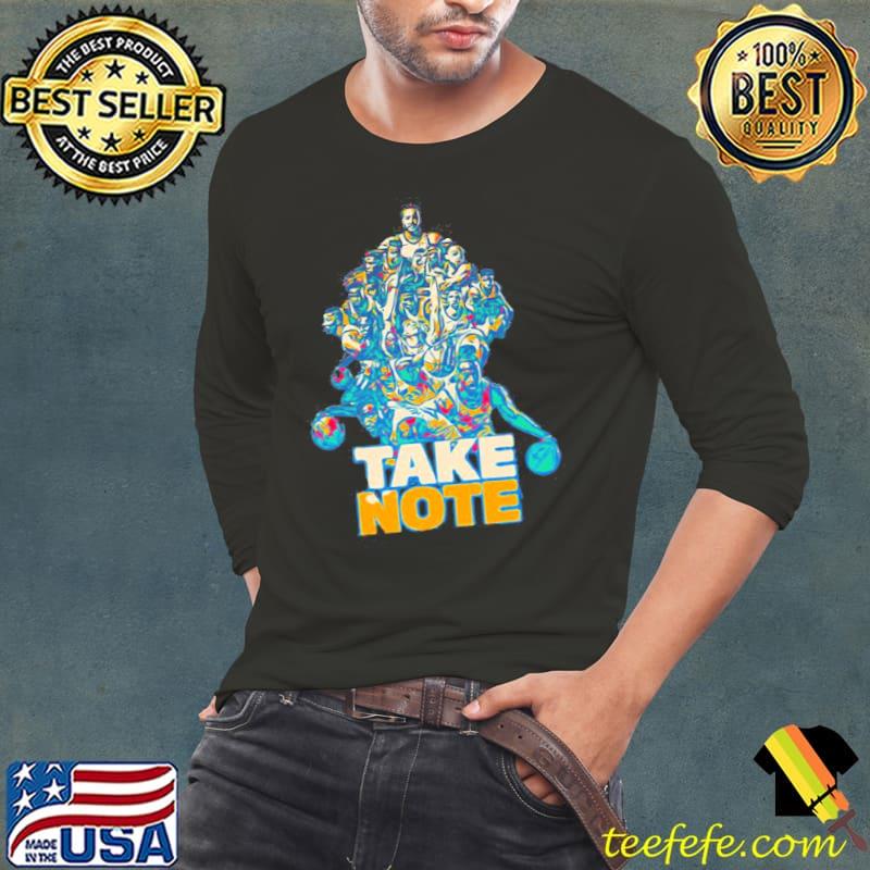 Take note Utah jazz basketball Long Sleeve Tee Take note Utah jazz basketball Long Sleeve Tee