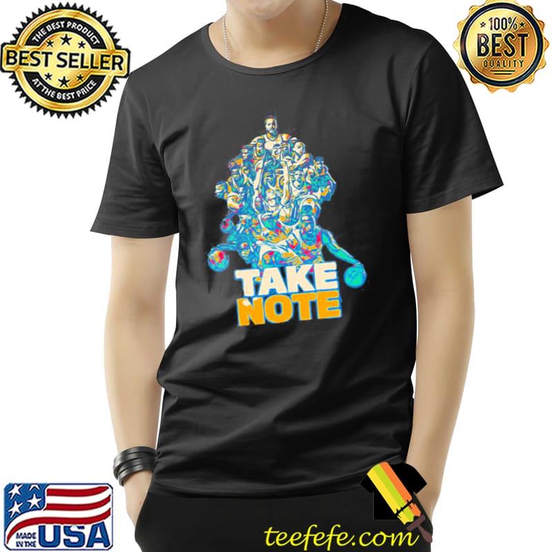 Take note Utah jazz basketball shirt