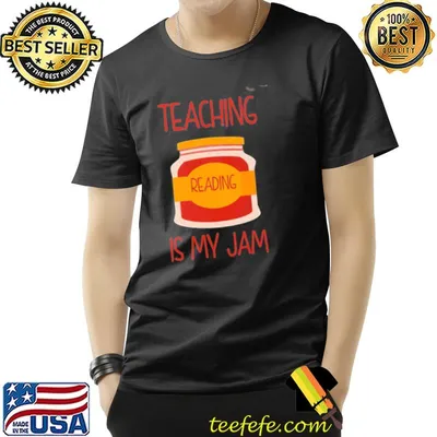 Teaching reading is my jam read teacher shirt