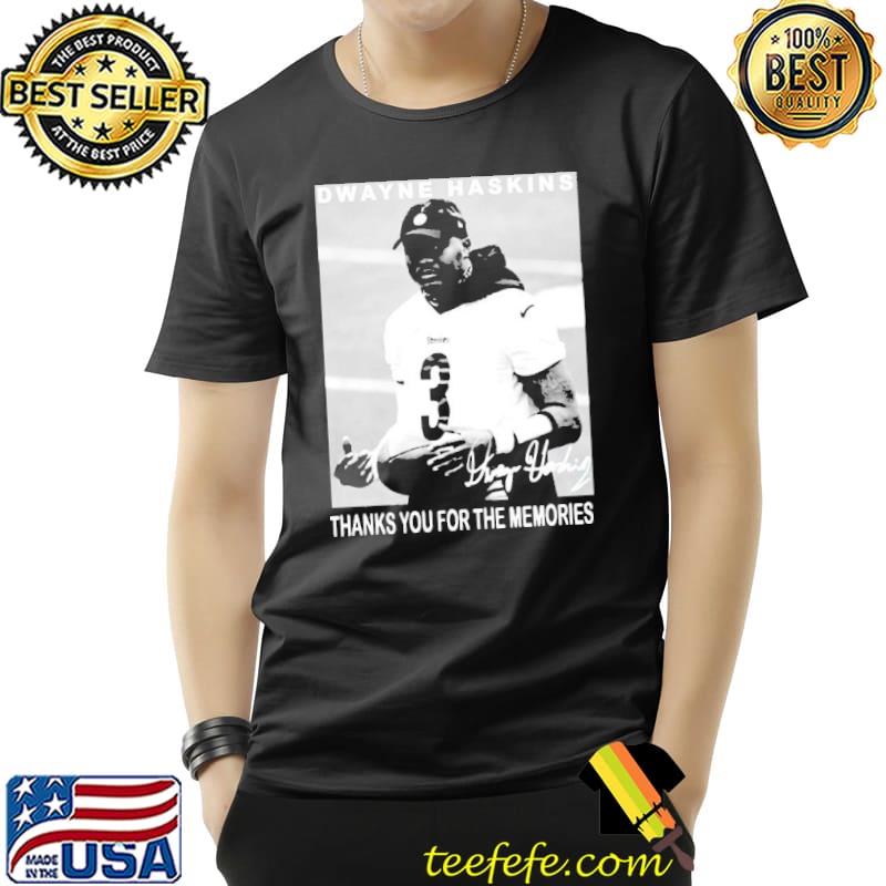Thank you for the memories dwayne haskins rip 1997 2022 signature shirt