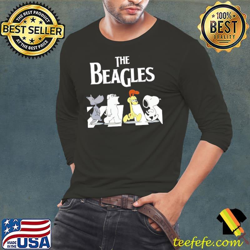 The Beagles Walking Snoopy Shirt Long Sleeve Tee The Beagles Walking Snoopy Shirt Long Sleeve Tee