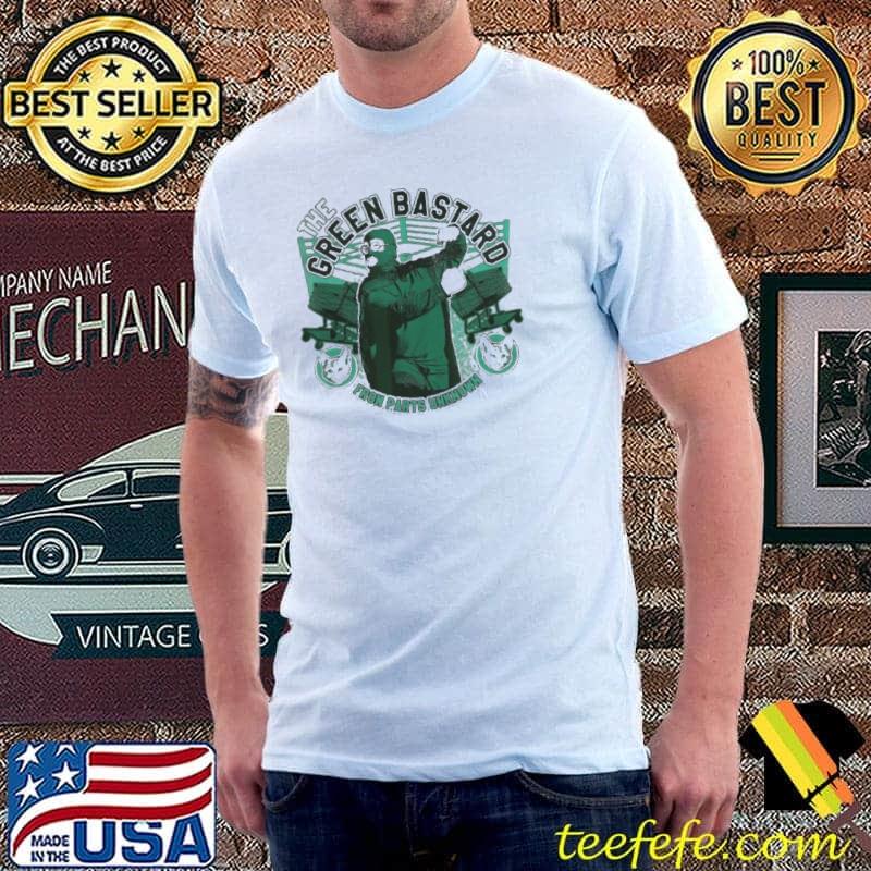 The green bastard from parts unknown logo shirt The green bastard from parts unknown logo shirt