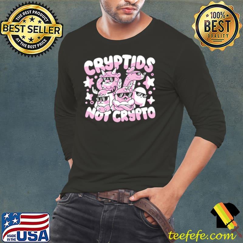 The Yetee Jushmu Cryptids Not Crypto Shirt Long Sleeve Tee The Yetee Jushmu Cryptids Not Crypto Shirt Long Sleeve Tee