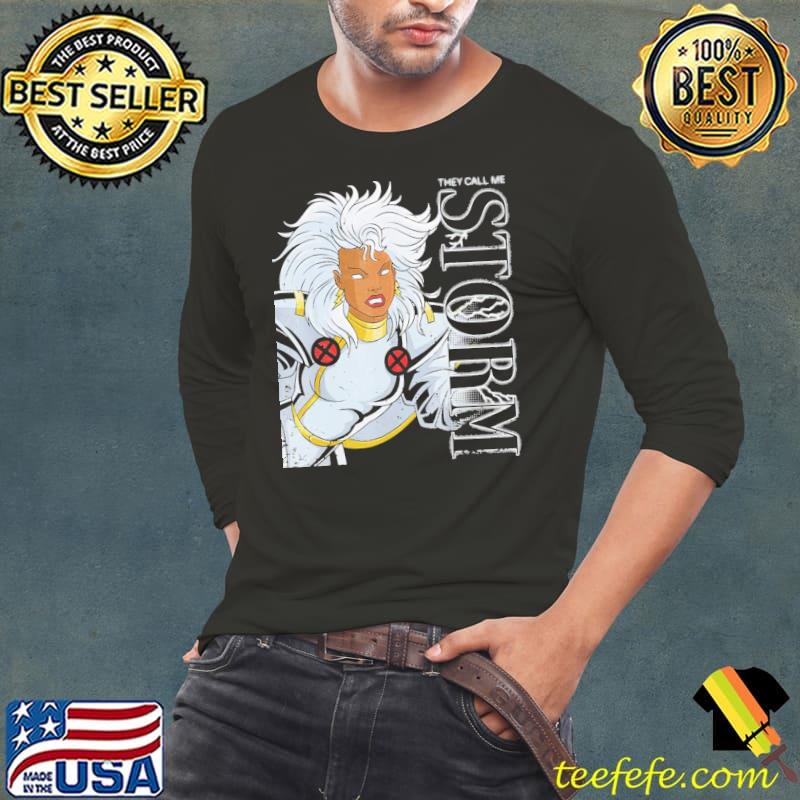 They Call Me Storm 90s Retro Xmen Shirt Long Sleeve Tee They Call Me Storm 90s Retro Xmen Shirt Long Sleeve Tee