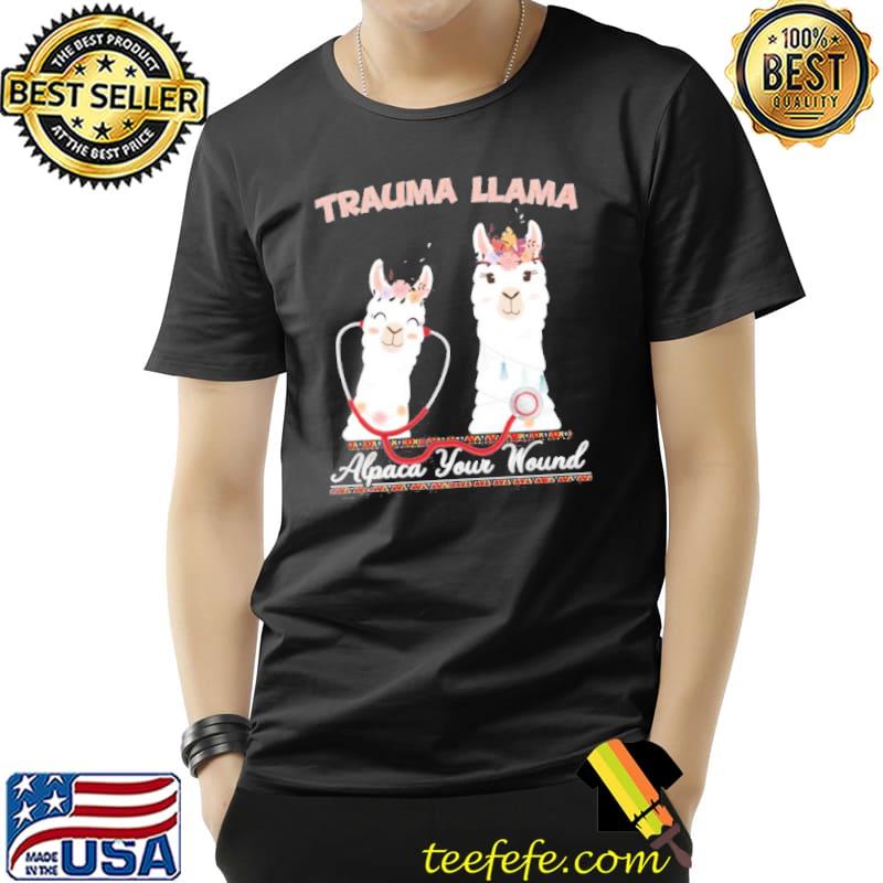 Trauma llama nurse's day shirt