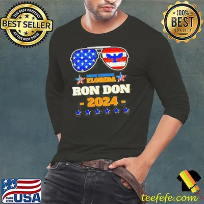 Trump desantis 2024 ron don 24′ make American Florida shirt