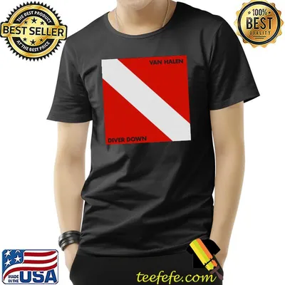 Van halen diver down album cover black shirt