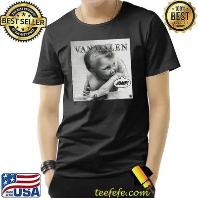 Van halen jump album cover black shirt