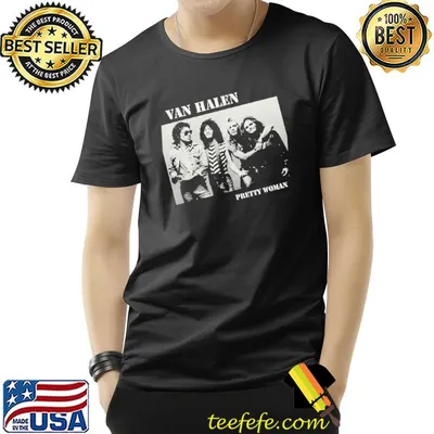 Van halen pretty woman album cover black shirt