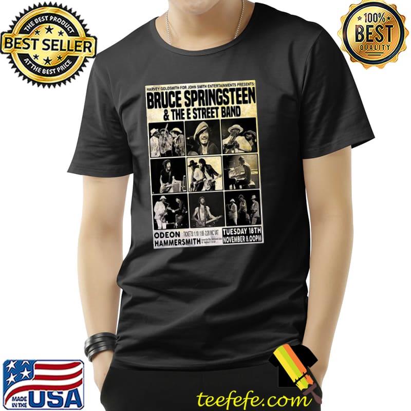 Vintage bruce springsteens and the e street band aesthetic shirt