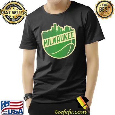 Vintage champions milwaukee bucks basketball shirt