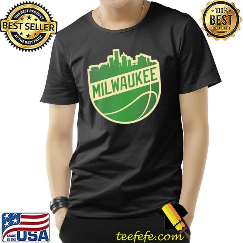 Vintage champions milwaukee bucks basketball shirt