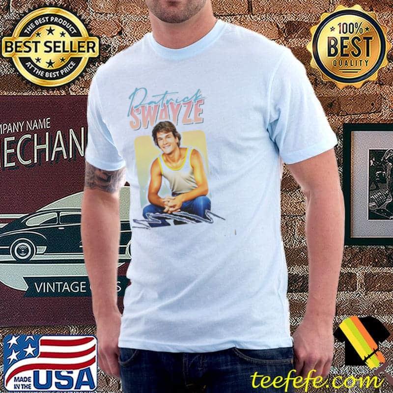 Vintage light style patrick swayze shirt