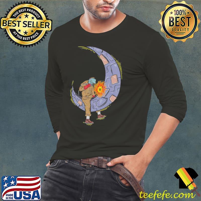 Welder metal moon Long Sleeve Tee Welder metal moon Long Sleeve Tee