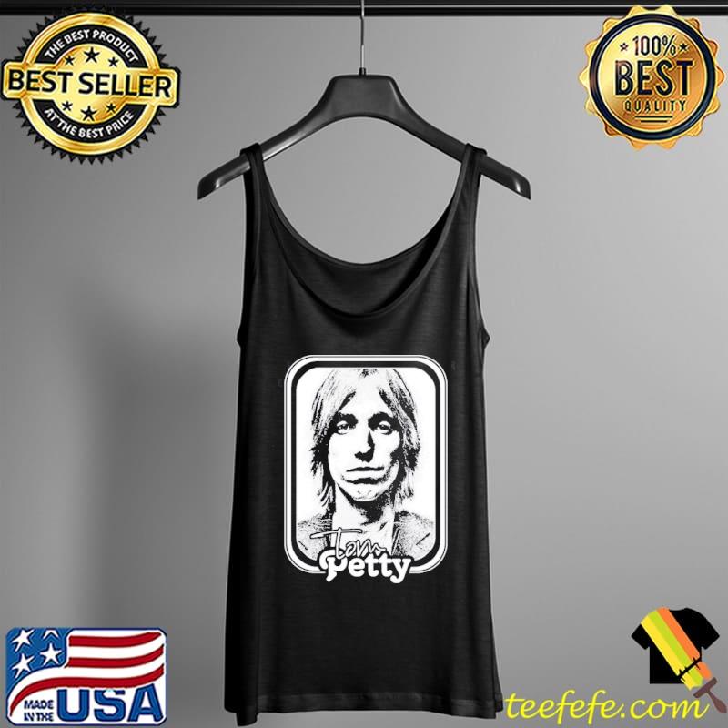 White retro style tom petty Tank Top White retro style tom petty Tank Top