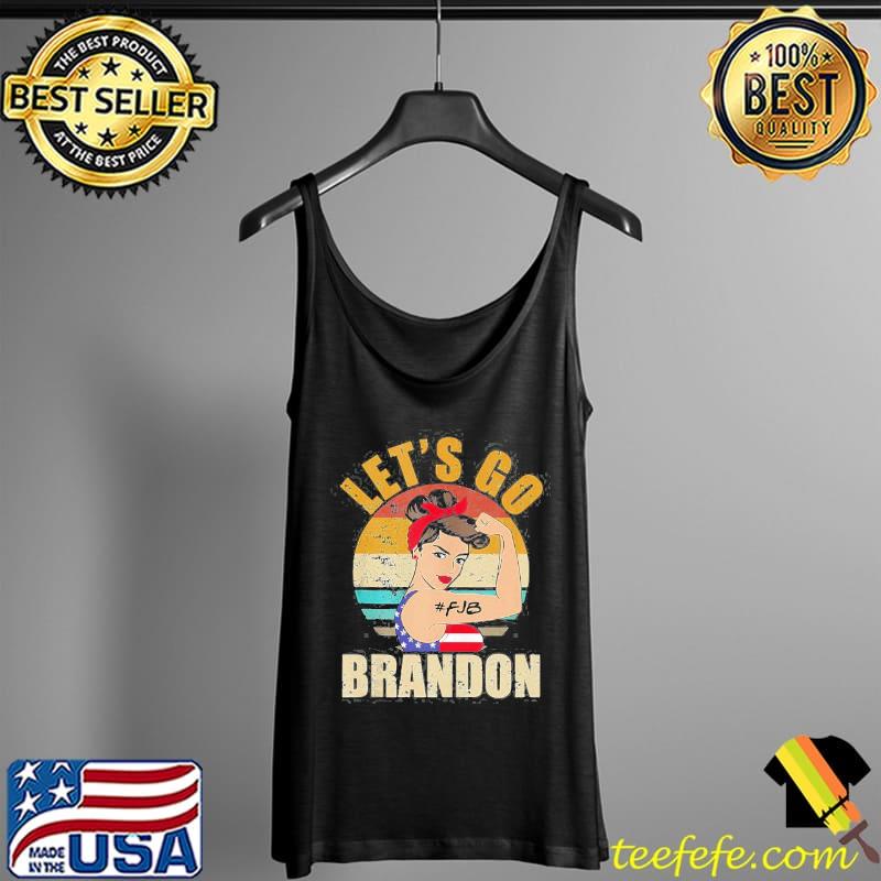 Womens let's go brandon vintage funny trendy sarcastic Tank Top Womens let's go brandon vintage funny trendy sarcastic Tank Top