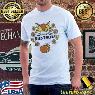 Yetee neko bus tours shirt