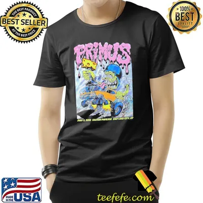 2018 salt lake city primus retro rock band shirt