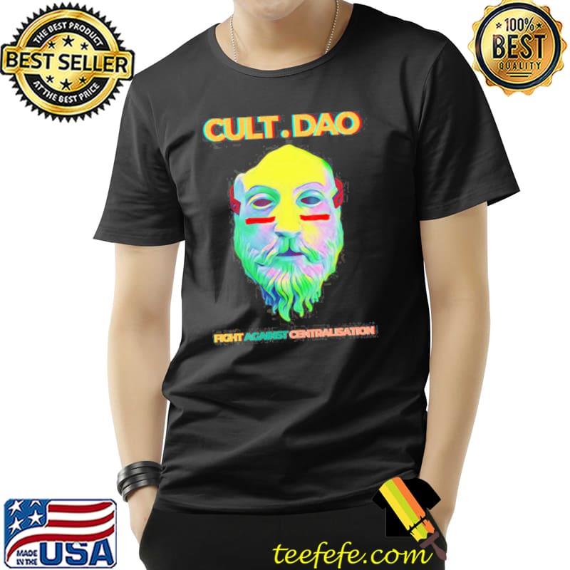 3d logo crypto currency centralization cult dao shirt