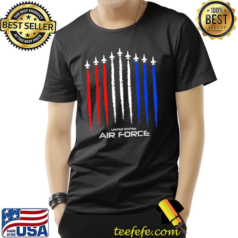 Air Force US Veterans 4th of July T shirt American Flag T-Shirt