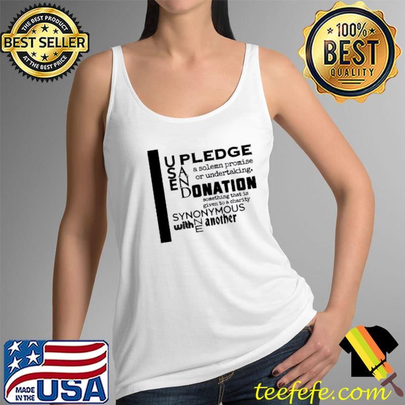 Amber heard I use pledge and donation synonymous with one another s Tank Top Amber heard I use pledge and donation synonymous with one another s Tank Top