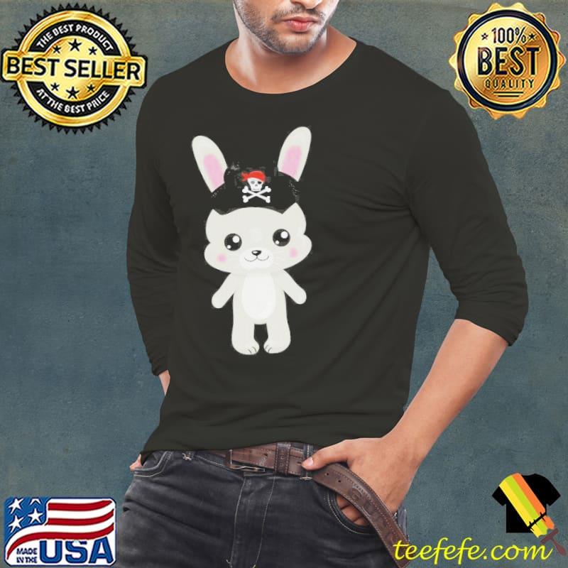 Animal pirate bunny themed birthday shirt