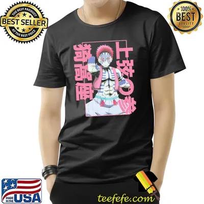 Anime akaza demon slayer kimetsu no yaiba shirt