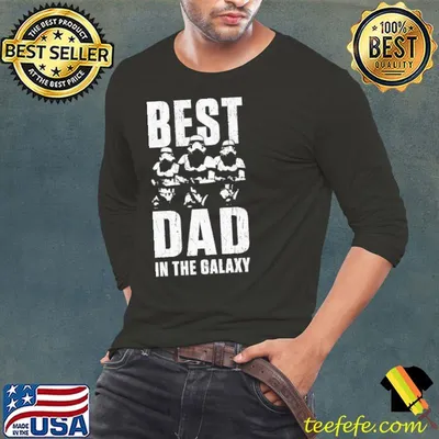 Best dad galaxy shirt