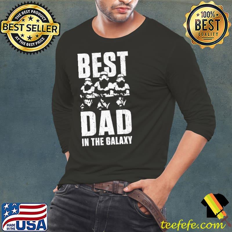 Best dad galaxy shirt