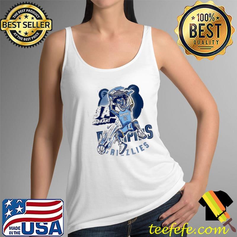 Blue graphic style ja morant NBA memphis grizzlies basketball Tank Top Blue graphic style ja morant NBA memphis grizzlies basketball Tank Top