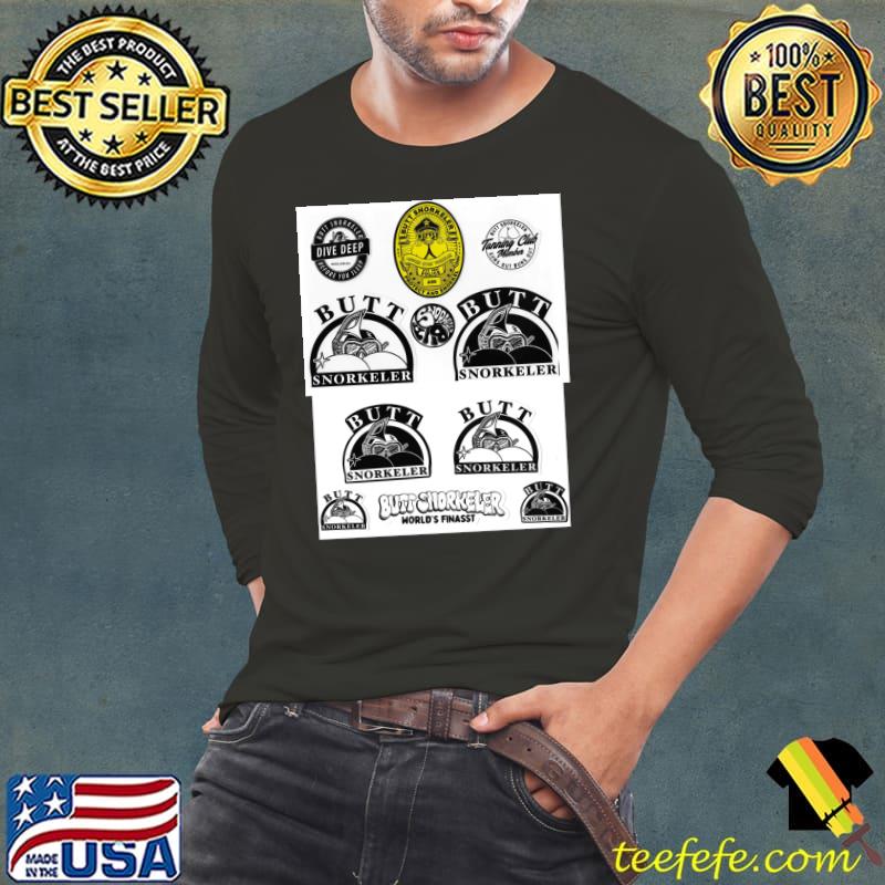 Butt Snorkeler - Snorkeling the World Sticker Funny Butt Classic T-Shirt Butt Snorkeler - Snorkeling the World Sticker Funny Butt Classic T-Shirt