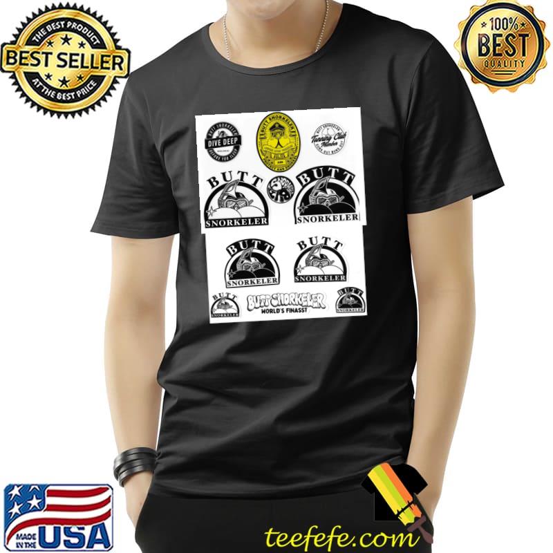 Butt Snorkeler - Snorkeling the World Sticker Funny Butt Classic T-Shirt Unisex Butt Snorkeler - Snorkeling the World Sticker Funny Butt Classic T-Shirt Unisex
