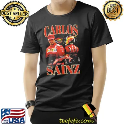 Carlos sainz vintage bootleg 90s shirt